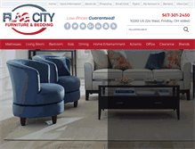 Tablet Screenshot of flagcityfurniture.com